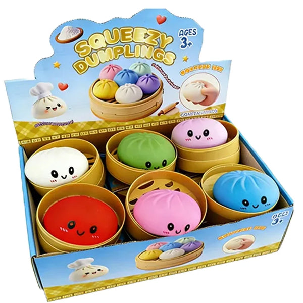Colorful Dumpling Stress Squishies
